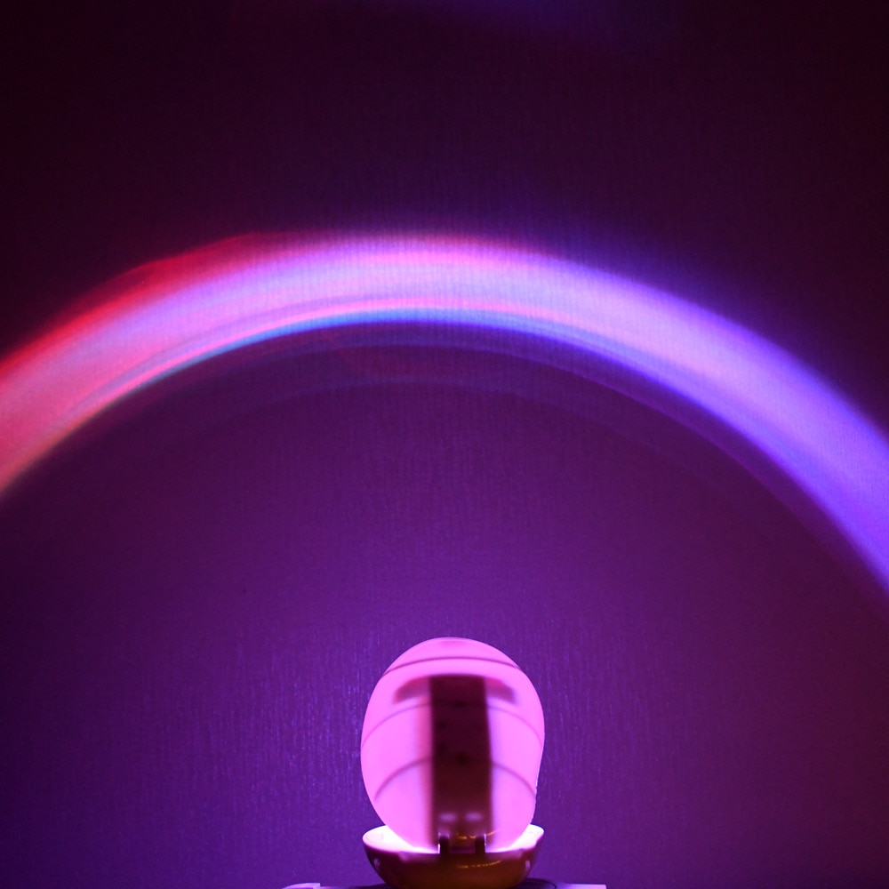 Lamp Colorful Creative Night Light Egg Shaped Rainbow Projector