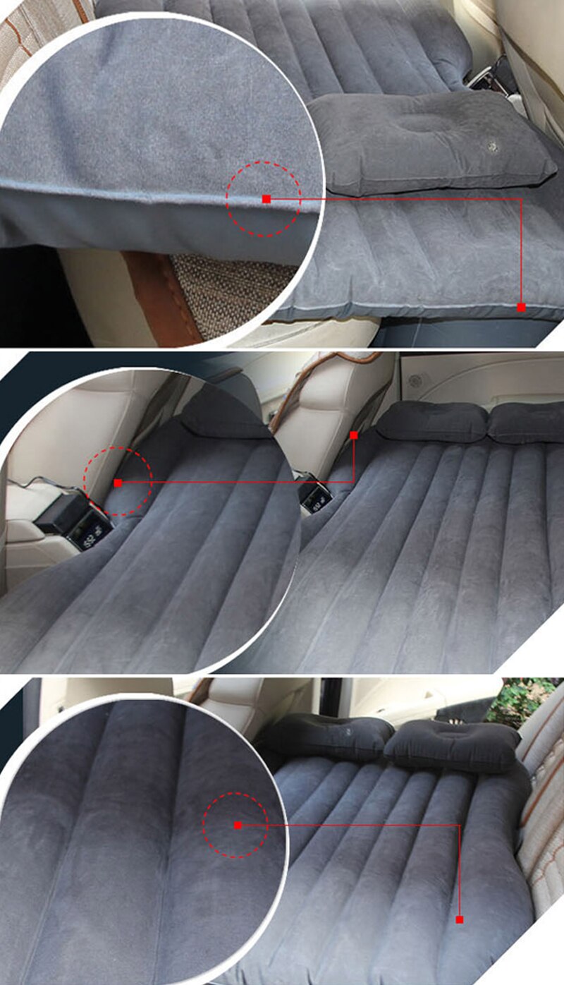 Car Air Inflatable Travel Mattress Bed Universal for Back Seat