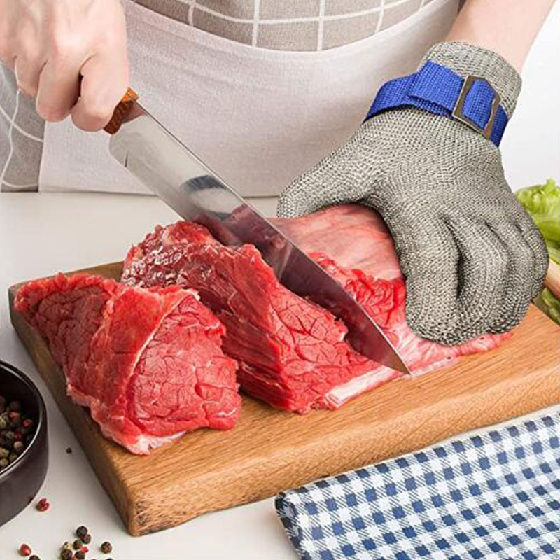 Stainless Steel High Quality Butcher Protect Meat Kitchen Fishing Glove
