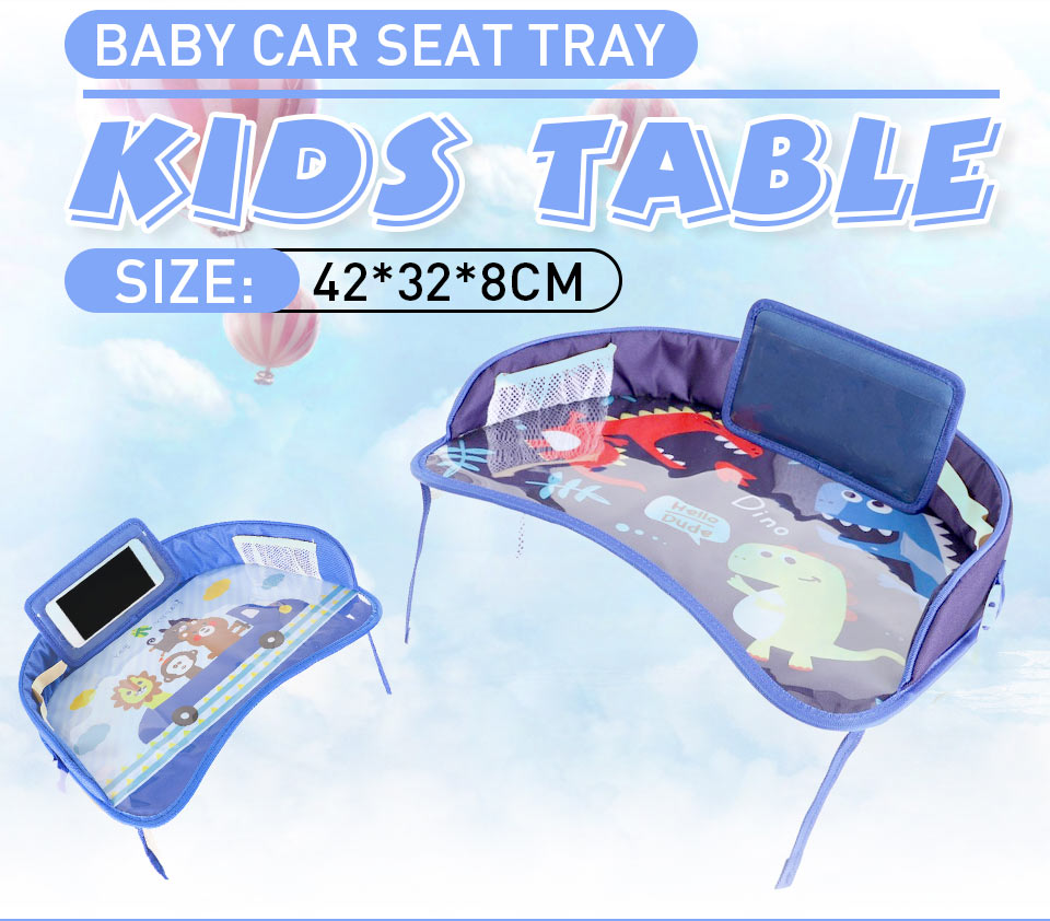 Car Baby Safety Seat Tray Table Portable Multifunctional Cartoon