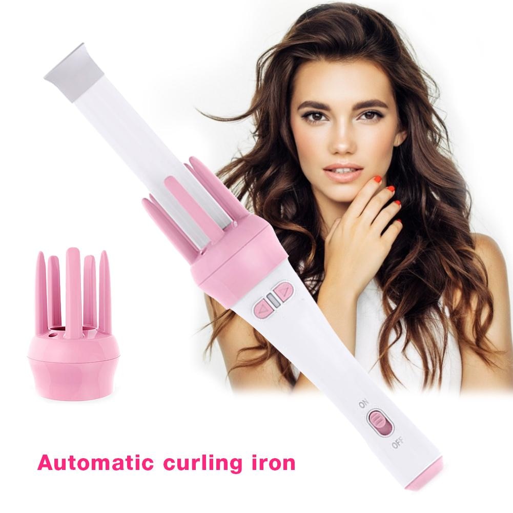 Automatic Curling Iron Rotary Ceramic Wand Heat Resistant Hair Curler Styling Tool Hair Curlers for Women