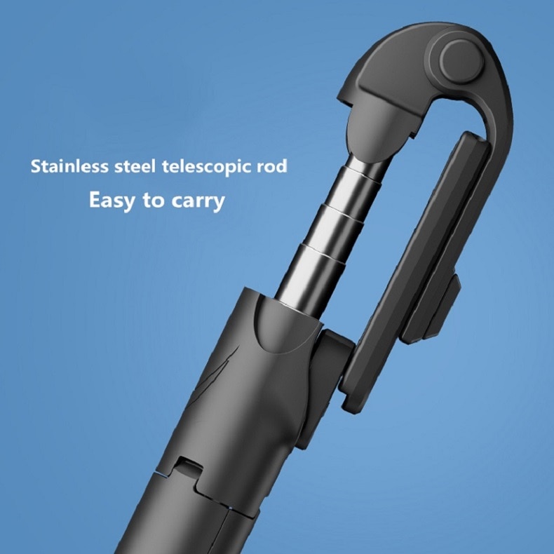 Bluetooth Wireless Selfie Stick Mini Tripod Extendable Monopod with fill light Remote shutter For IOS Android phone