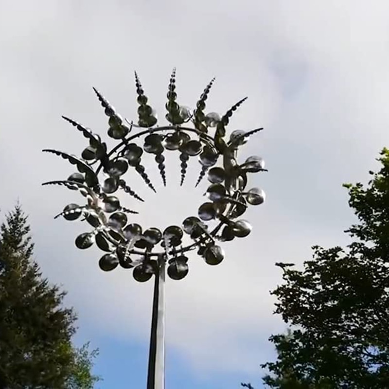 Unique And Magical Metal Windmill Outdoor Wind Spinners Wind Catchers Garden Decoration