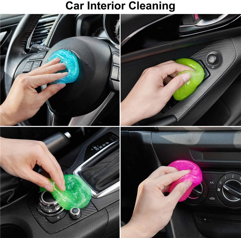 Auto Car Cleaning Glue Powder Magic Dust Remover Gel