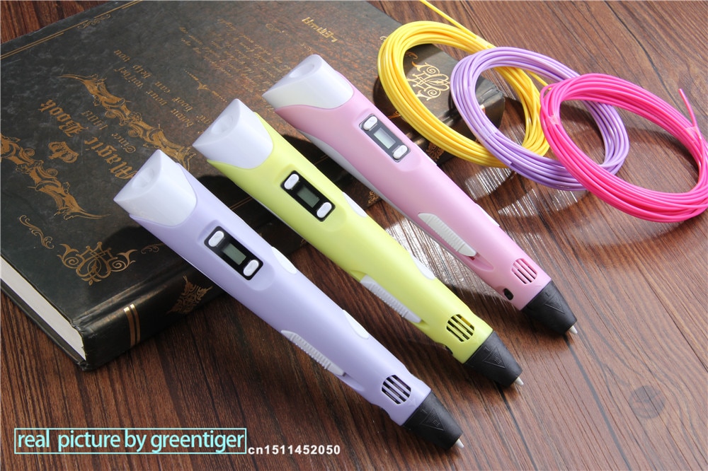New 3D Drawing Printing Pen With LCD Screen Compatible PLA Filament Toys Safe 3D Pen
