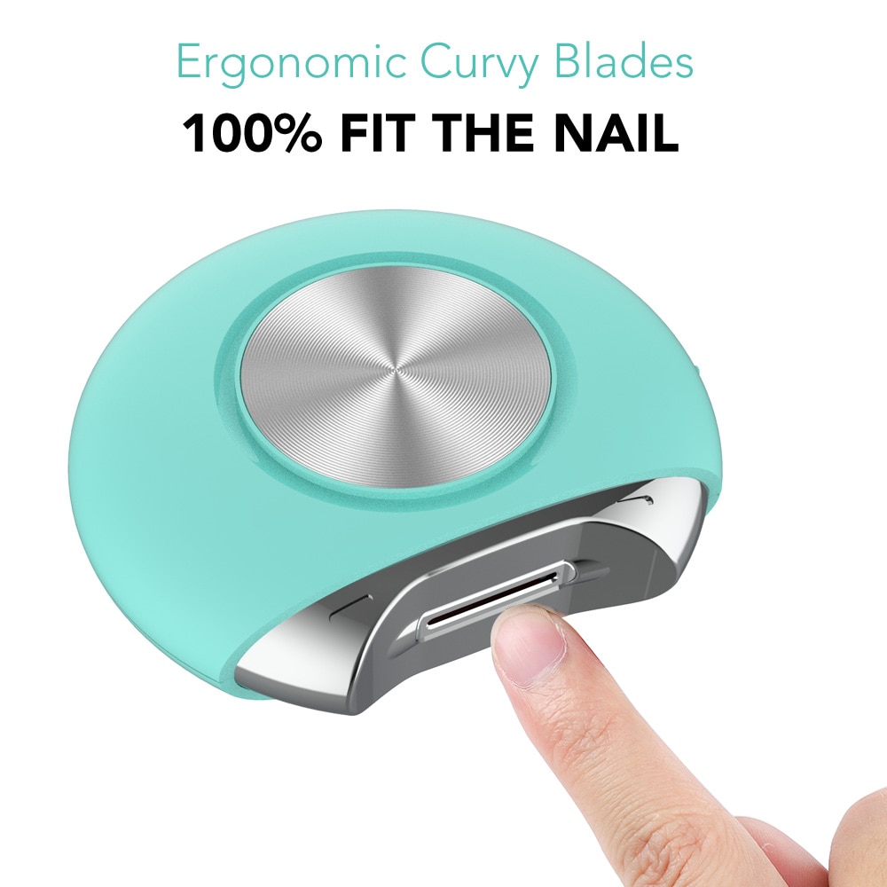 Smart Nail Clipper Polisher Professional Electric Nail Trimmer Manicure Machine Mini Portable Finger Nail
