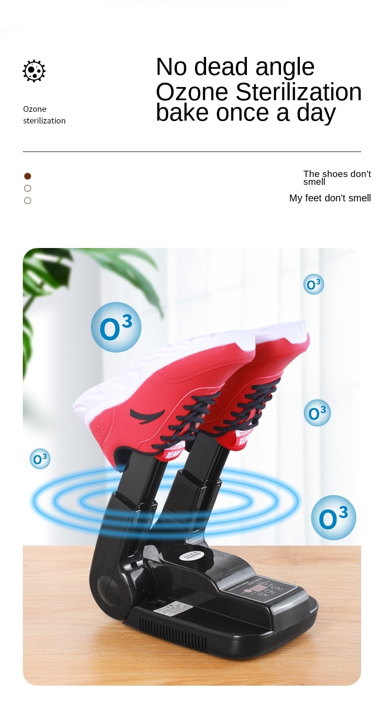 Intelligent Electric Shoes Dryer Sterilization Anion Ozone Sanitiser Telescopic Adjustable Deodoriz Shoes Dryer