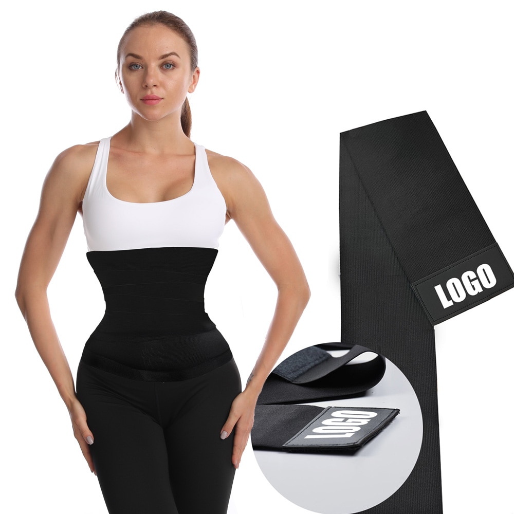 Aiconl Waist Trainer  Corset Belly Tummy Wrap Fajas Slim Belt Control Body Shaper Modeling Strap Waist Cincher