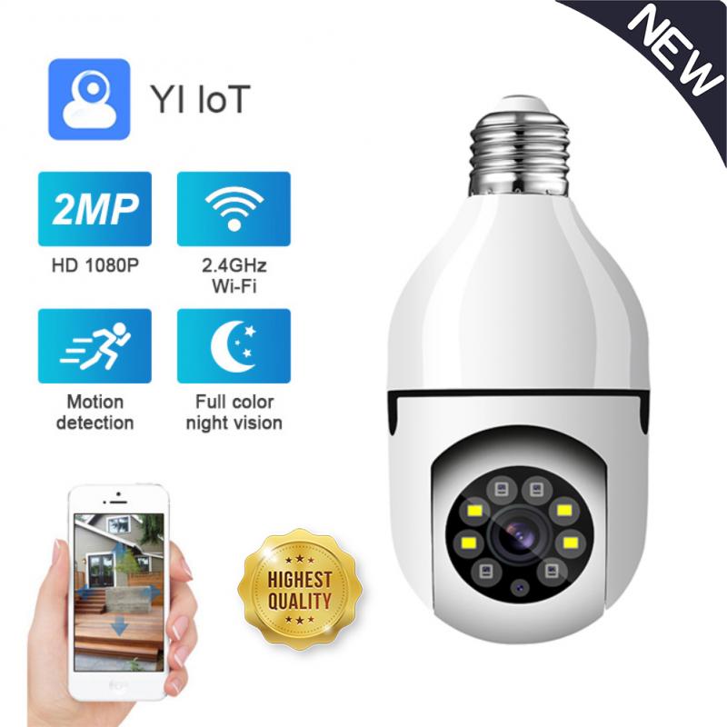 Wifi Camera 2MP PTZ Mini Plus E27 Bulb Socket Latest Model Security Surveillance For Smart Home Monitoring CCTV Camera