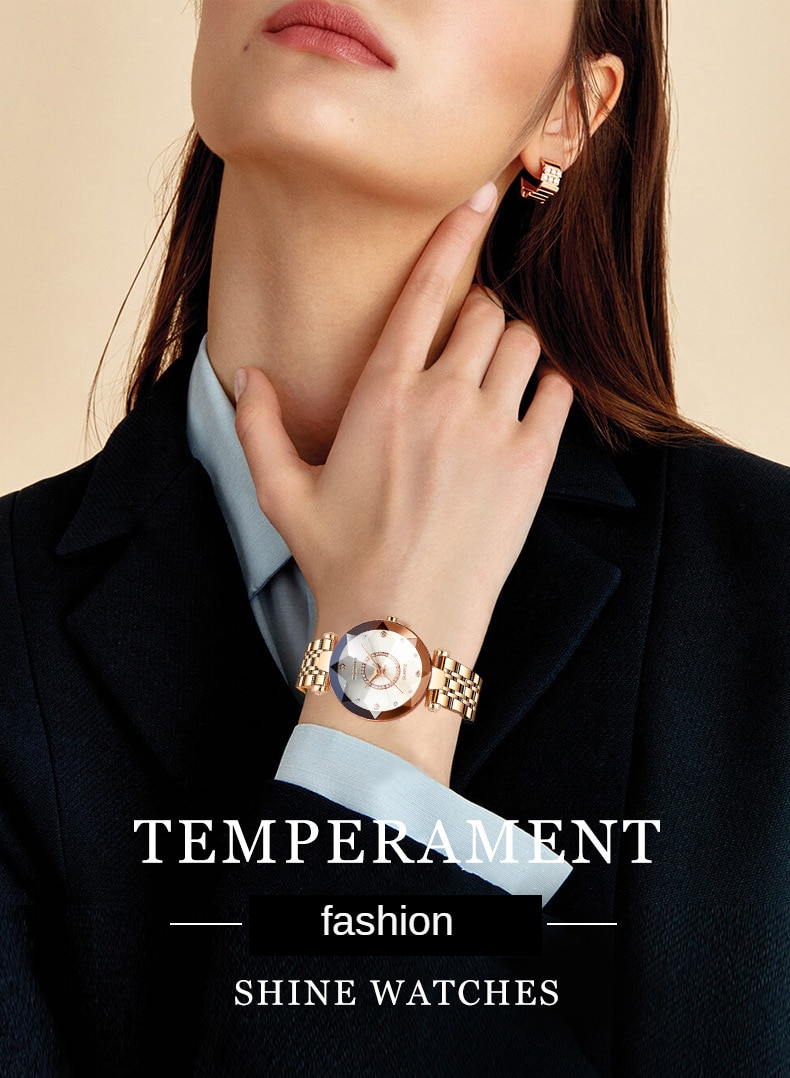 Fashion Watches For Women Ladies Luxury Brand Quartz Relogio Feminino Female Montre Reloj Mujer Zegarek Damski Dropshipping