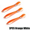 3pcs Orange White