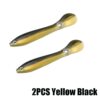 2pcs Yellow Black