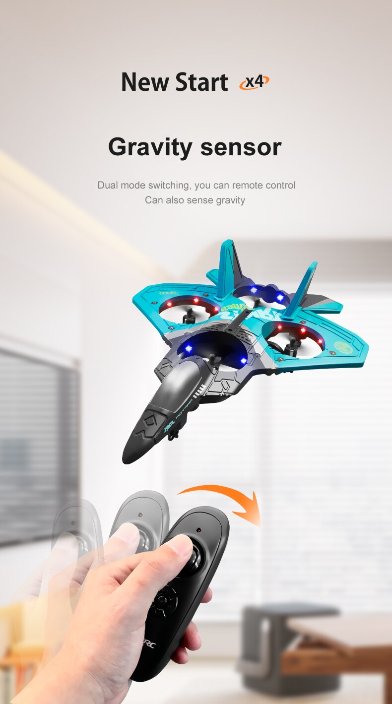 V17 RC Remote Control Airplane 2.4G Remote Control Fighter Hobby Plane Glider Airplane EPP Foam Toys RC drone Kids Gift rcplane