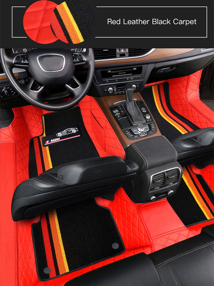 Custom Fit Car Floor Mat Accessories Interior ECO Material for 98% 2 rows Five Seats Over 2000 Models Both Left and Right Drive
