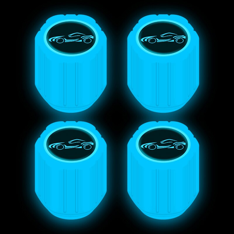 4pcs blue with logo