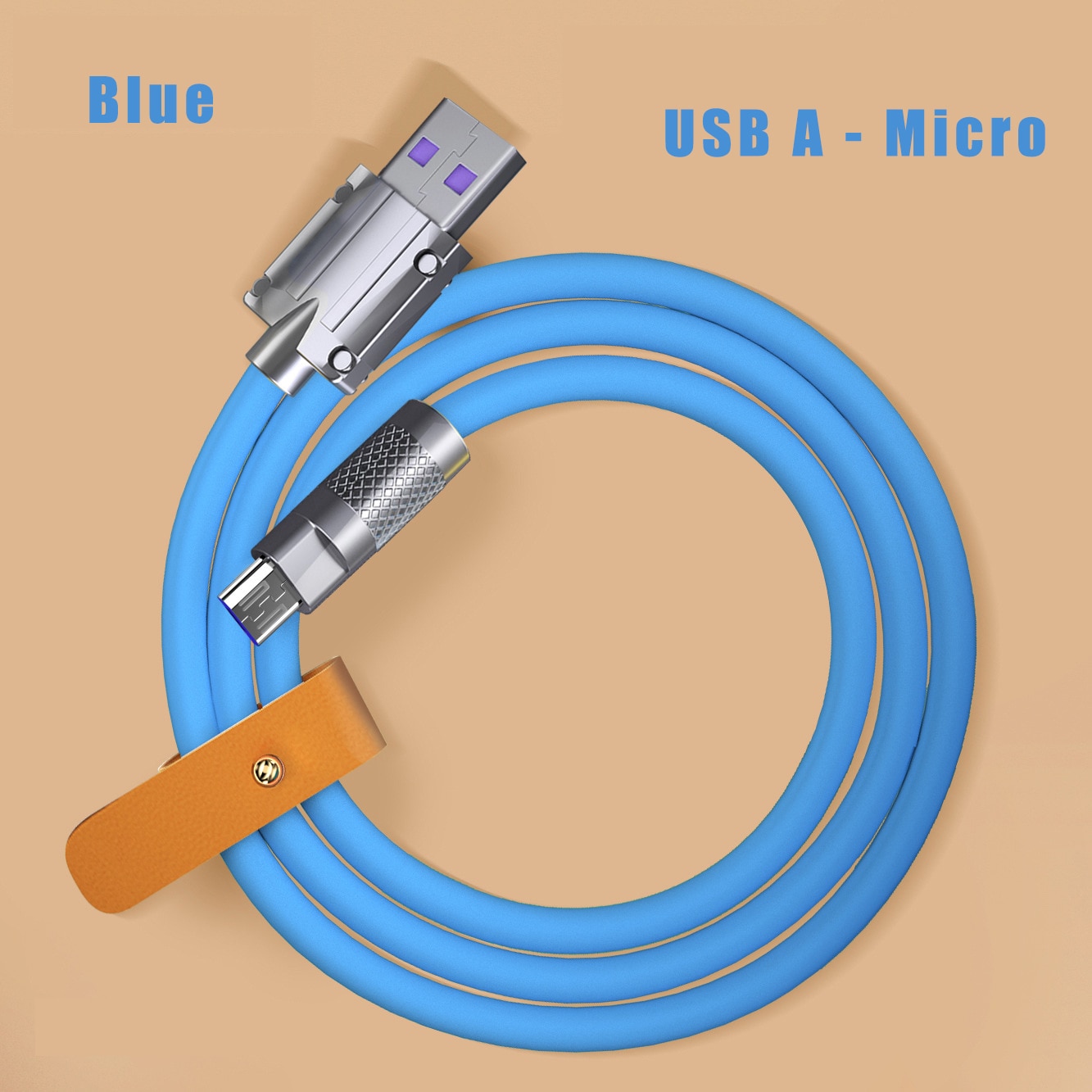 blue USB A - Micro