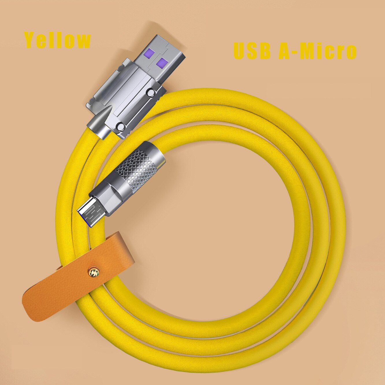 yellow USB A - Micro