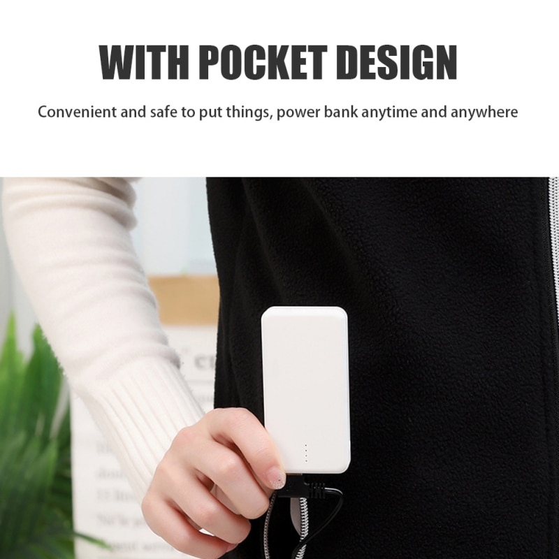 Smart USB Charging Electric Heating Vest