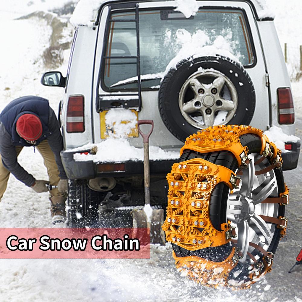 Car Snow Chain Thickened Beef Tendon Wheel Chain Car Tire Anti-skid Chains Universal Non-slip Wheel Snow Chains Car Accessories
