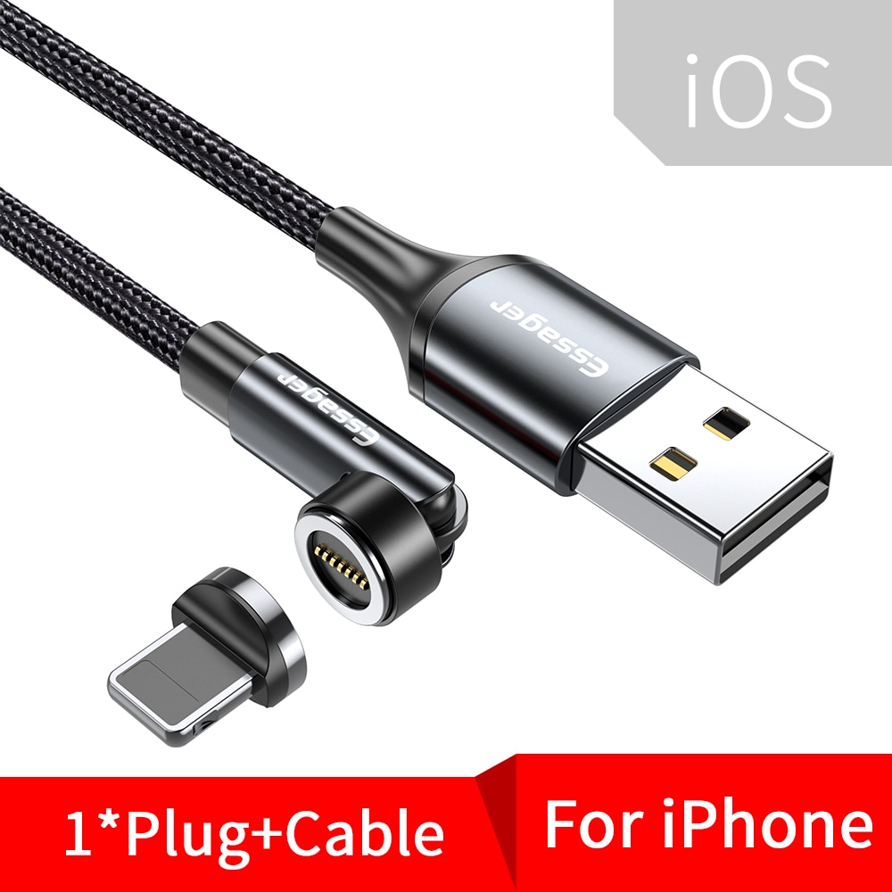 Grey iOS Cable