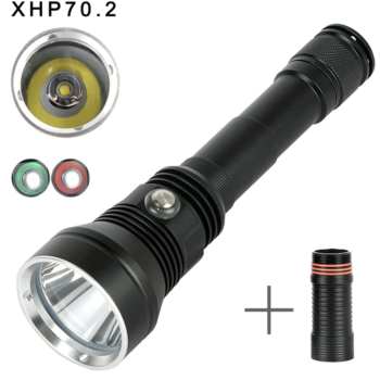 XLamp Diving Flashlight Scuba XHP70.2 Professional LED Underwater Torch 200m XHP70 IPX8 Waterproof Dive Lamp use 26650 Battery